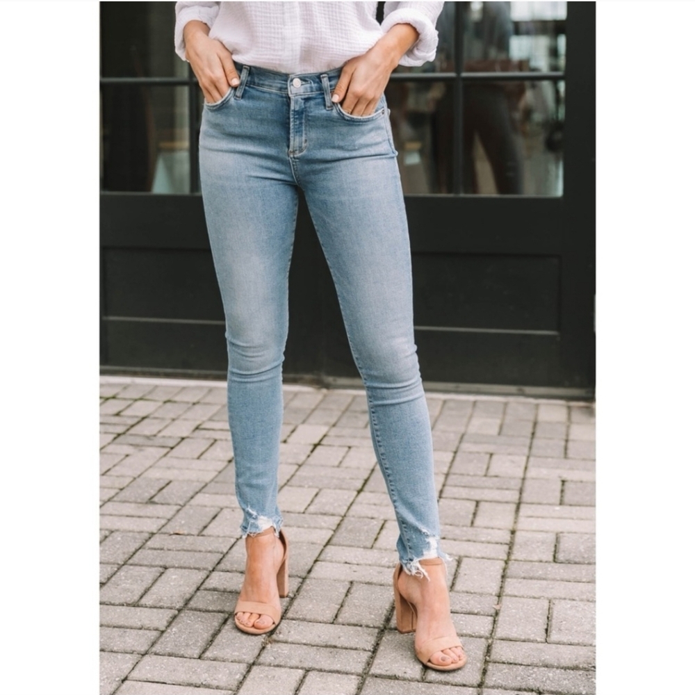 Agolde Sophie Hi Rise Scheme Skinny Jeans